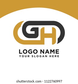 GH initial logo template vexctor