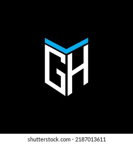 GH letter logo creative design with vector graphic
