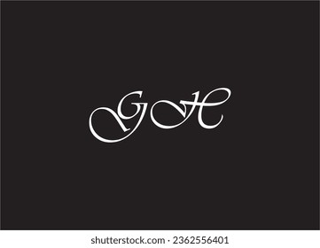 GH Letter Logo Design And Monogram Logo