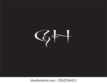 GH Letter Logo Design And Monogram Logo