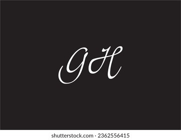 GH Letter Logo Design And Monogram Logo