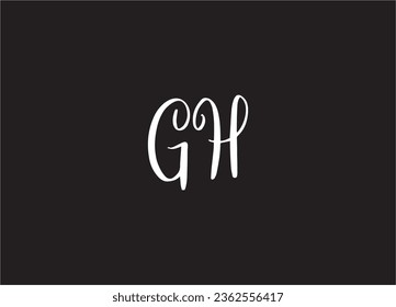 GH Letter Logo Design And Monogram Logo