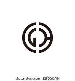 gh letter vector logo