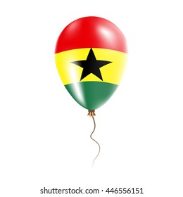 Ghana balloon with flag. 