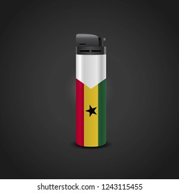 Ghana Cigrette Lighter Vector design