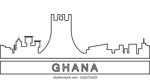 103 Accra ghana skyline Stock Vectors, Images & Vector Art | Shutterstock