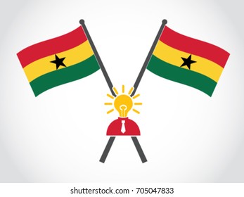 Ghana Emblem Bright Idea Politician