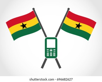 Ghana Emblem Cellphone