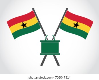 Ghana Emblem Podium