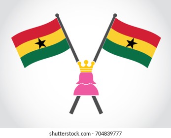 Ghana Emblem Queen