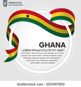 Ghana flag background