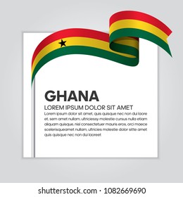 Ghana flag background