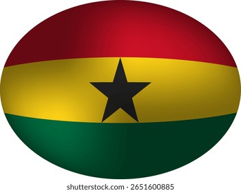Crachá de bandeira do Gana - Cores, significado e simbolismo