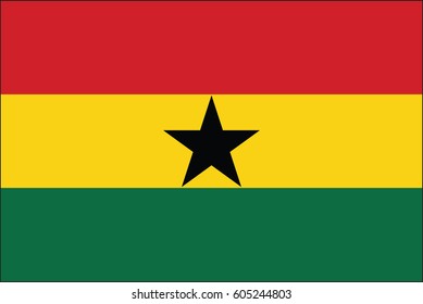 Ghana flag page symbol for your web site design Ghana flag logo, app, UI. Ghana flag Vector illustration, EPS10.