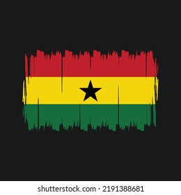 Ghana Flag Vector. National Flag