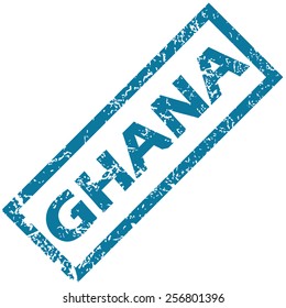 Ghana grunge rubber stamp on a white background. Vector illustration 