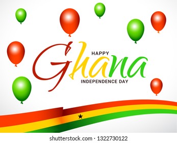 Ghana Independence Day Poster Or Banner Background. Ghana Independence Day Poster Or Banner Background.