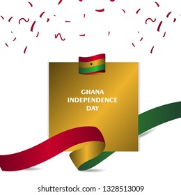 Ghana Independence Day Vector Template Design Illustration