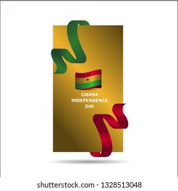 Ghana Independence Day Vector Template Design Illustration