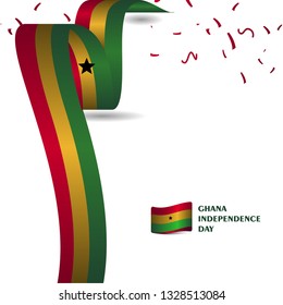 Ghana Independence Day Vector Template Design Illustration