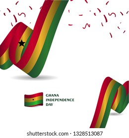 Ghana Independence Day Vector Template Design Illustration
