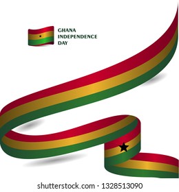 Ghana Independence Day Vector Template Design Illustration