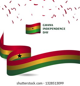 Ghana Independence Day Vector Template Design Illustration