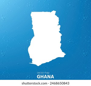 Ghana map. Vector map for any needs.