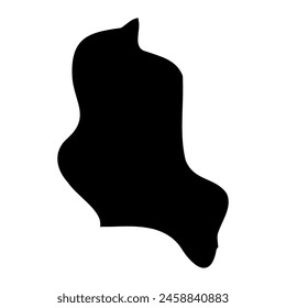 Gharghur District map, administrative division of Malta. Vector illustration.