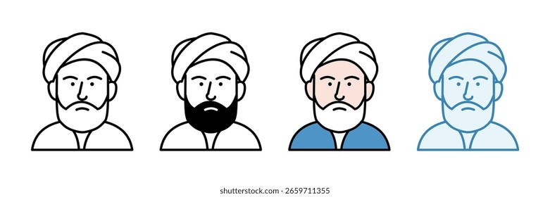Ghazali-Symbolsatz - Kollektion mit mehreren Stilen