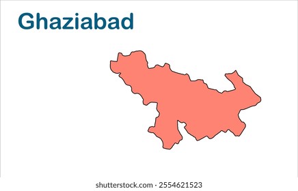 Ghaziabad subdivision map, Ghaziabad District,Uttar Pradesh State, Republic of India, Government of  Uttar Pradesh, Indian territory, Eastern India, politics, village, tourism