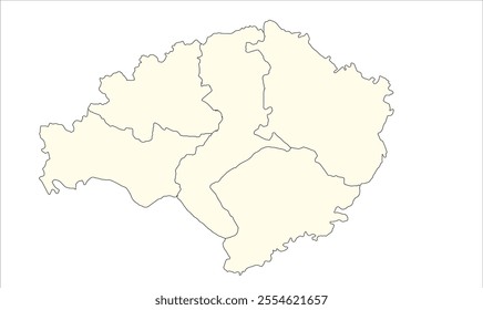 Ghazipur Ditrict map blank, Ghazipur District, Uttar Pradesh State, Republic of India, Government of  Uttar Pradesh, Indian territory, Eastern India, politics, village, tourism