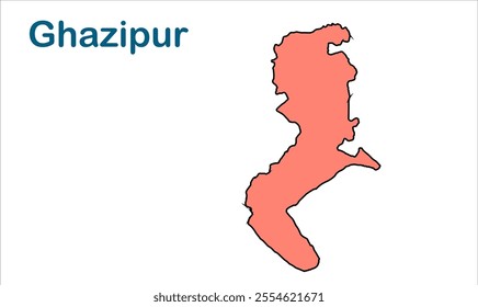 Ghazipur subdivision map, Ghazipur District, Uttar Pradesh State, Republic of India, Government of  Uttar Pradesh, Indian territory, Eastern India, politics, village, tourism