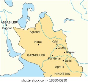 Ghaznevids Map History Turkey Community