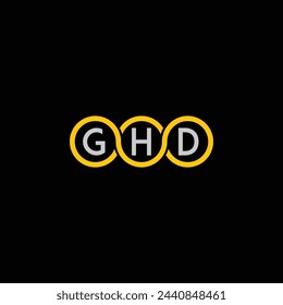 GHD Letter Initial Logo Design Template Vector Illustration