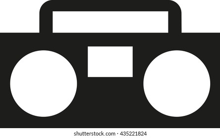 Ghettoblaster pictogram