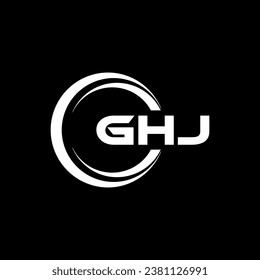 GHJ Logo Design, Inspiration for a Unique Identity. Modern Elegance and Creative Design. Watermark Your Success with the Striking this Logo.