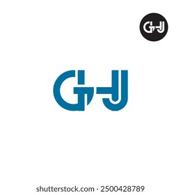 GHJ Logo Letter Monogram Design