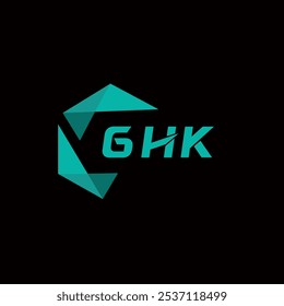 GHK creative minimalist letter logo. GHK unique vector initials alphabet letter logo design
