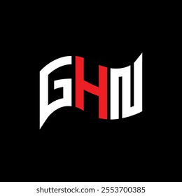 GHN logo design, GHN simple and modern logo. GHN luxurious alphabet design  