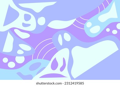 Ghost abstract background vector illustration