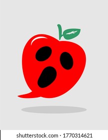 GHOST APPLE VECTOR LOGO DESIGN