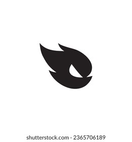 ghost black icon silhouette abstract