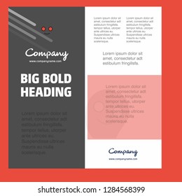 Ghost Business Company Poster Template. with place for text and images. vector background