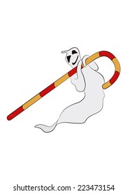 Ghost with candy