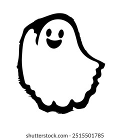 Geisterkarikatur Symbol Halloween-Element