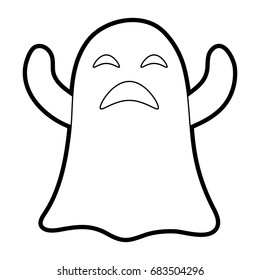 ghost cartoon icon image