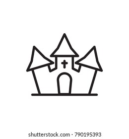 ghost castle vector