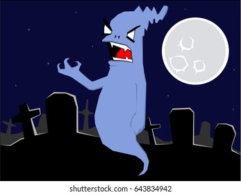 The ghost of cemetery
