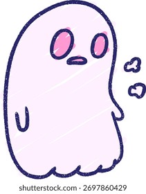 Giz Fantasma Desenho em cor de néon brilhante